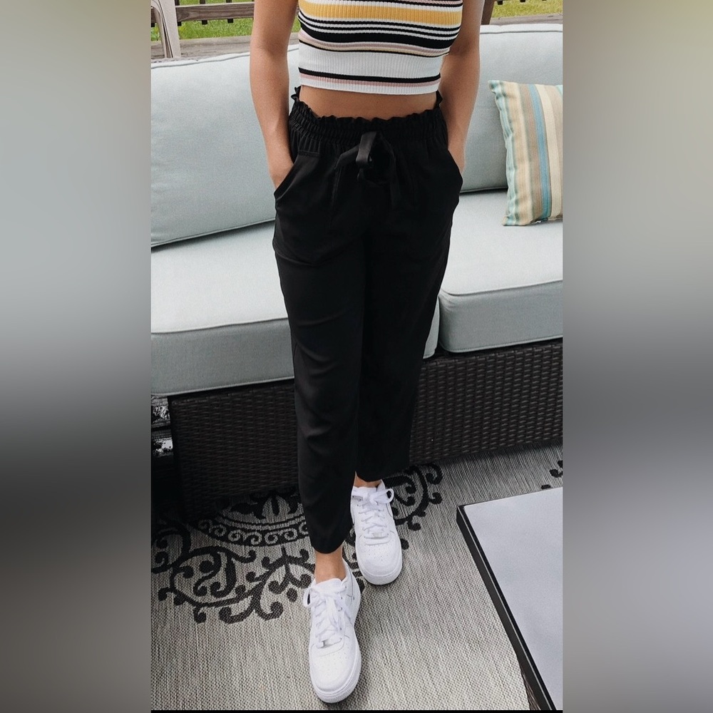 Zara black trousers